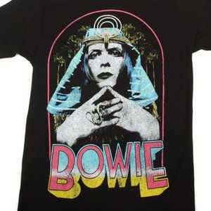 New David Bowie Sphinx Egyptian Black Woman's T-Shirt Tee sz S Hot Topic NWT 363